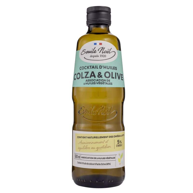 émile Noël -- Huile vierge colza/olive bio - 500 ml