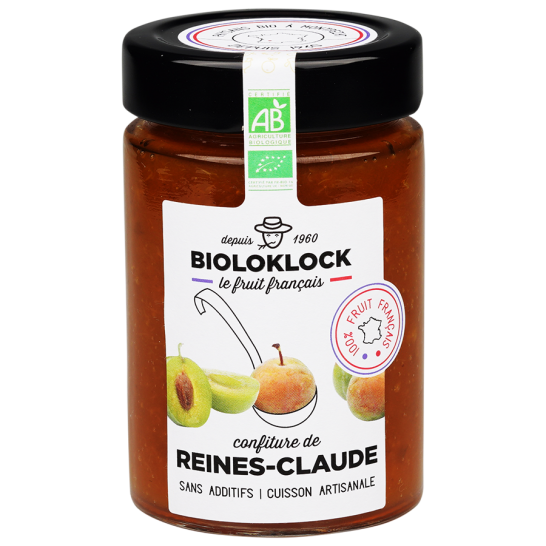 Confiture reines claudes bio - 1