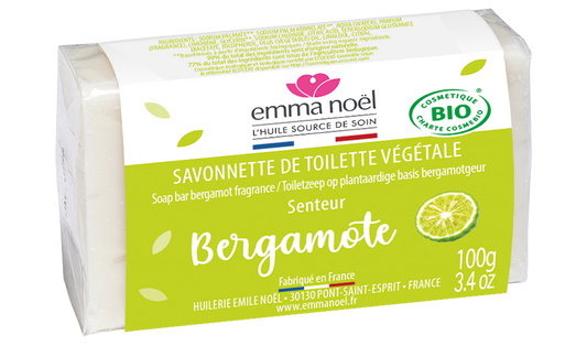 Emma Noël -- Savonnette bergamote bio - 100 g