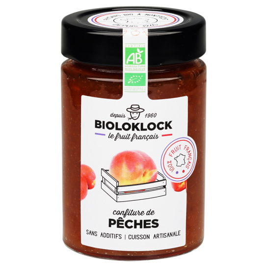 Confiture pêches bio - 1
