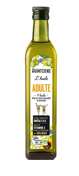 Quintesens -- Huile adulte bio - 500 ml