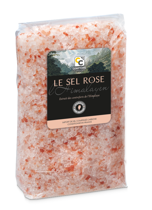 Comptoirs & Compagnies -- Le sel rose de l'himalaya cristaux - 1 kg