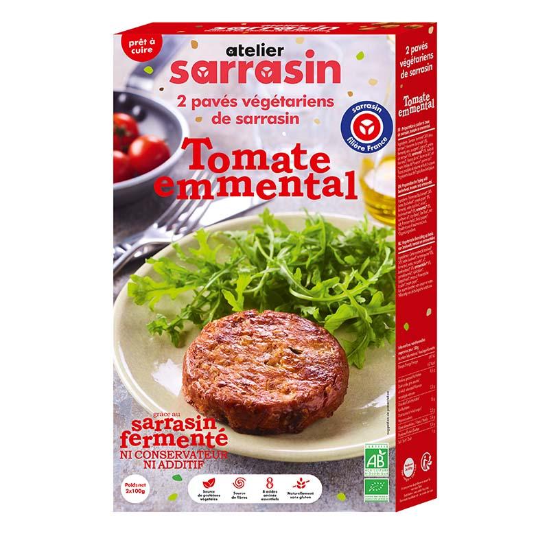 Atelier Sarrasin -- Pavés de sarrasin cuisiné tomate/emmental - 200 g