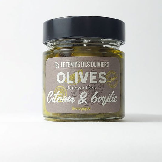 Le Temps Des Oliviers -- Cocktail olives citron & basilic bio - 180 g